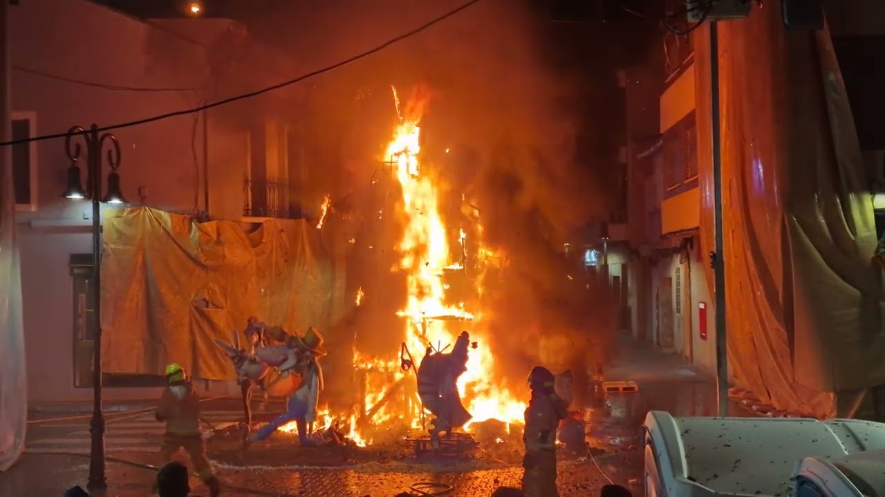 Cremà Falla Sant Vicent Aldaia 2024 Mercachifle