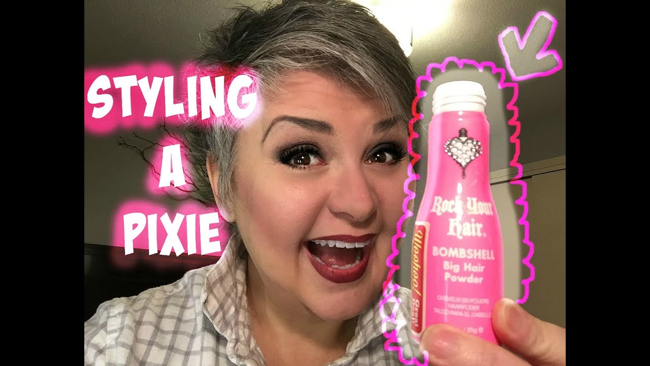 Going Grey Series - How to create volume with a Pixie haircut.