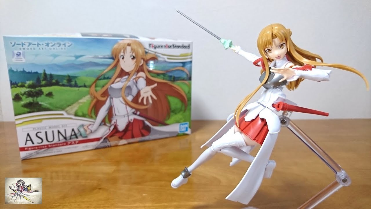（アスナがプラモデルに！？アクションポーズがよく決まる！）Figure rise Standard アスナ　レビュー