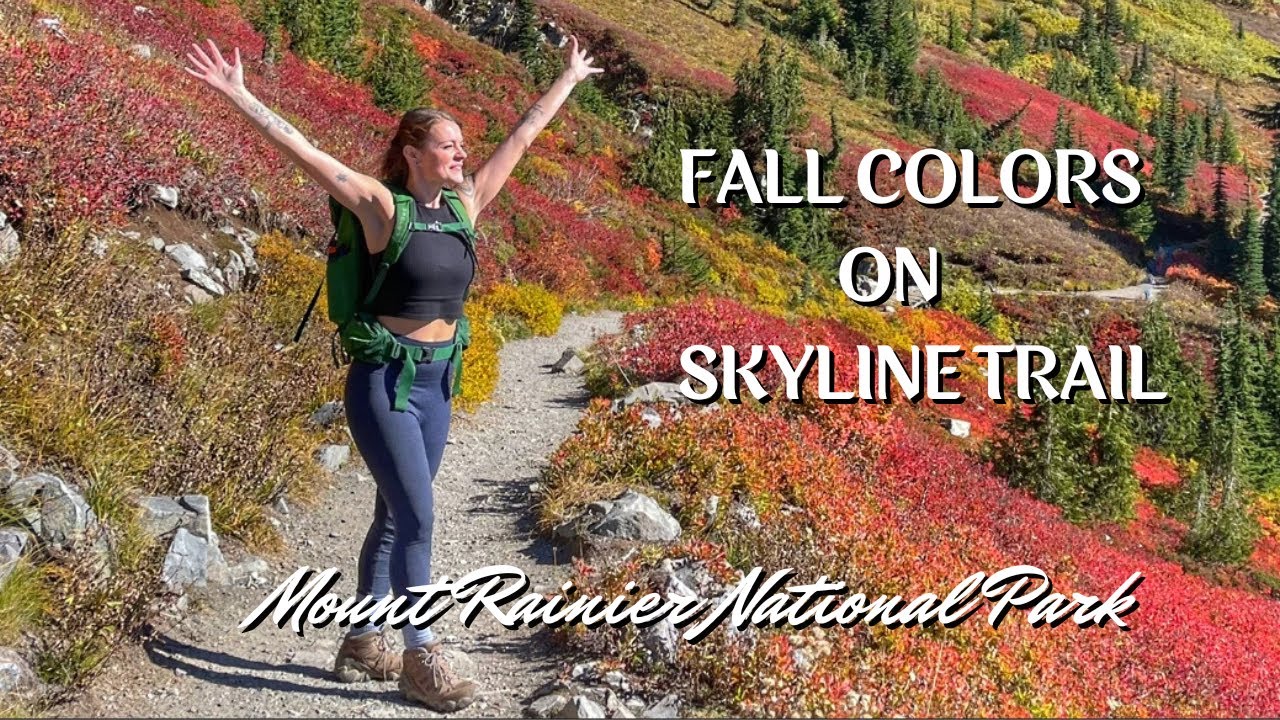 Skyline Trail, Mount Rainier National Park - Amazing Fall Hikes Washington   4K