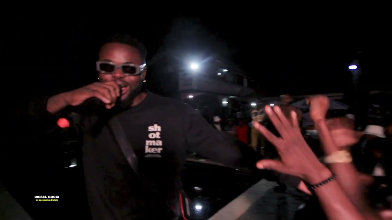 Diesel Gucci accompagné de (Mc Azas) Grand concert à Dolisie l'intégralité service d'urgence