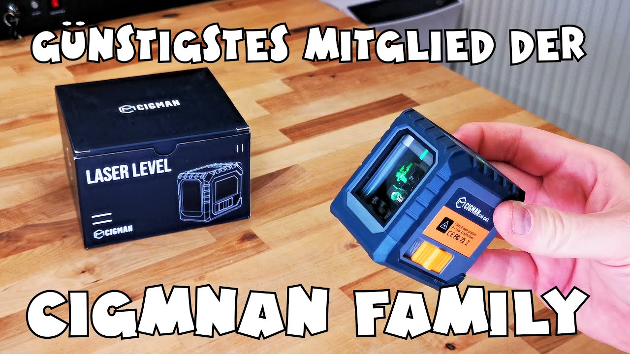 Extrem g&uuml;nstig: Cigman CM-G02 Kreuzlinienlaser