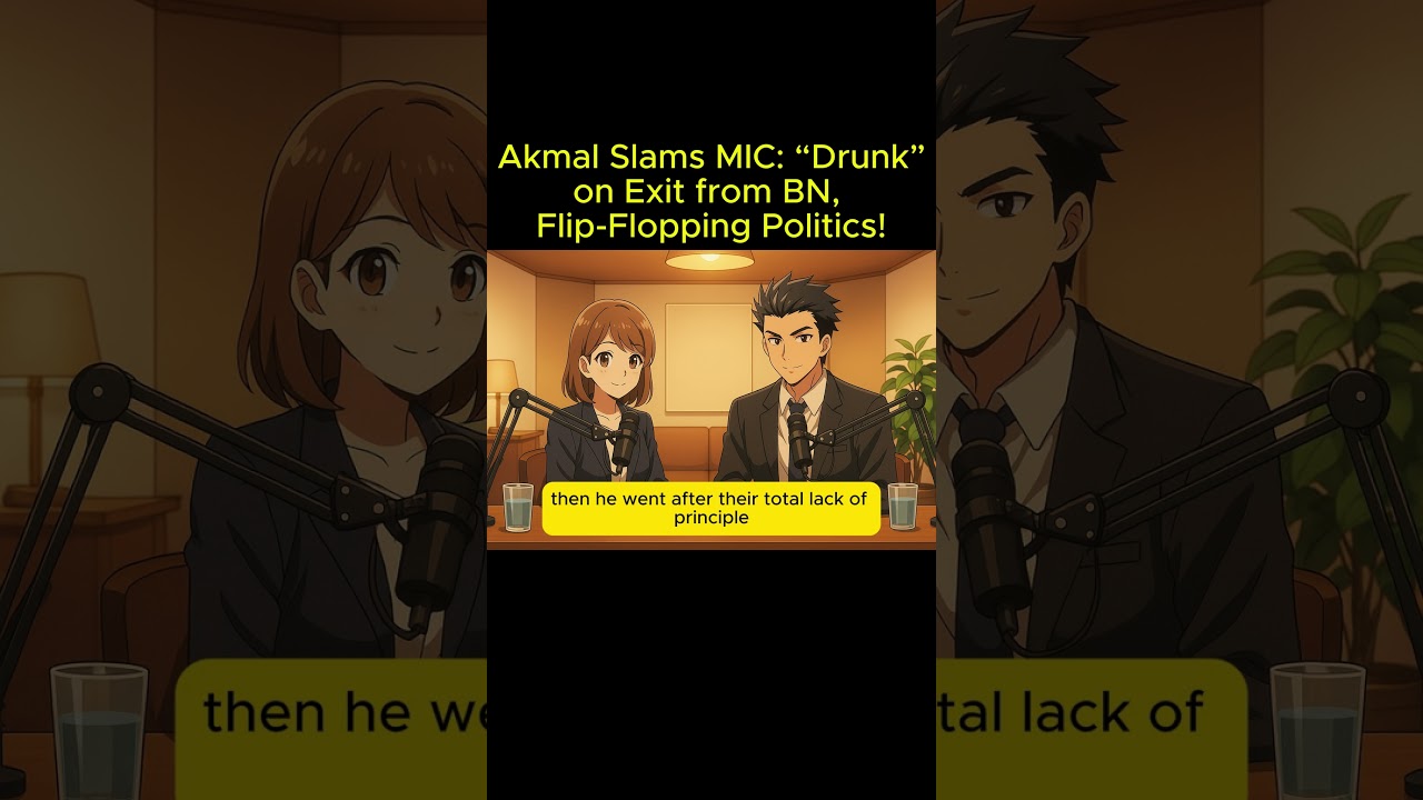 Акмал раскритиковал MIC: &laquo;Пьяный&raquo; по поводу ухода из BN, непоследовательная политика!