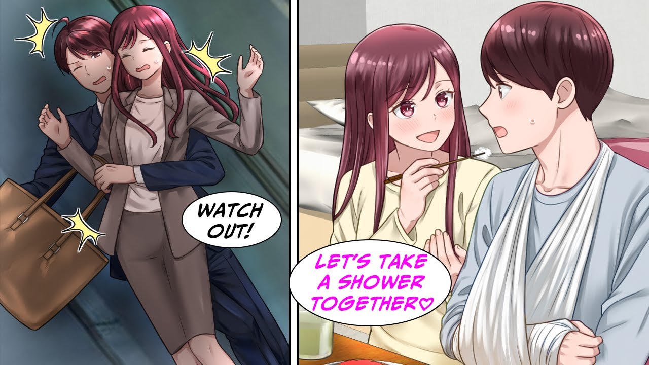 [Manga Dub] After saving her, she took care of me for 3 months and even helped me shower... [RomCom]