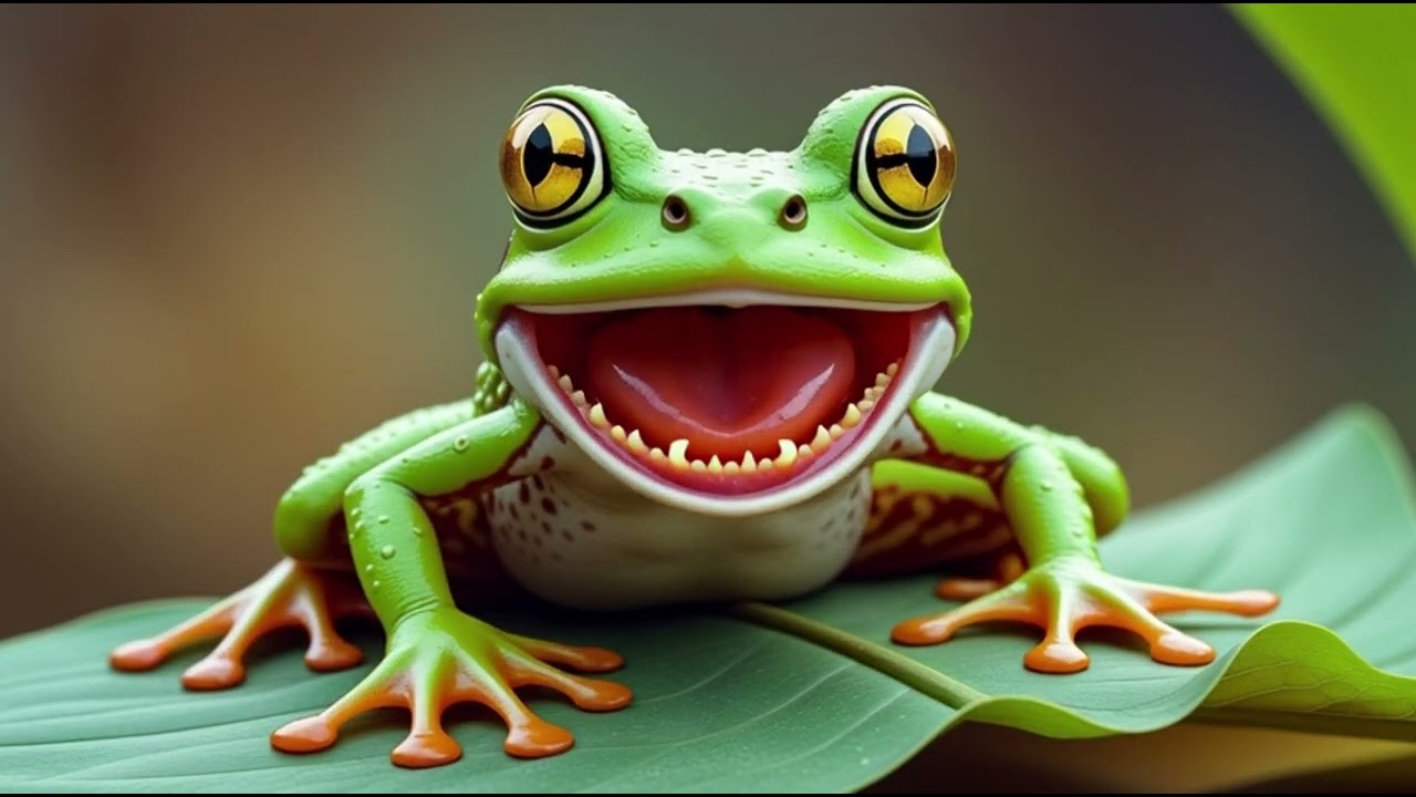 Friendly Frog Hop  Hop hop🐸