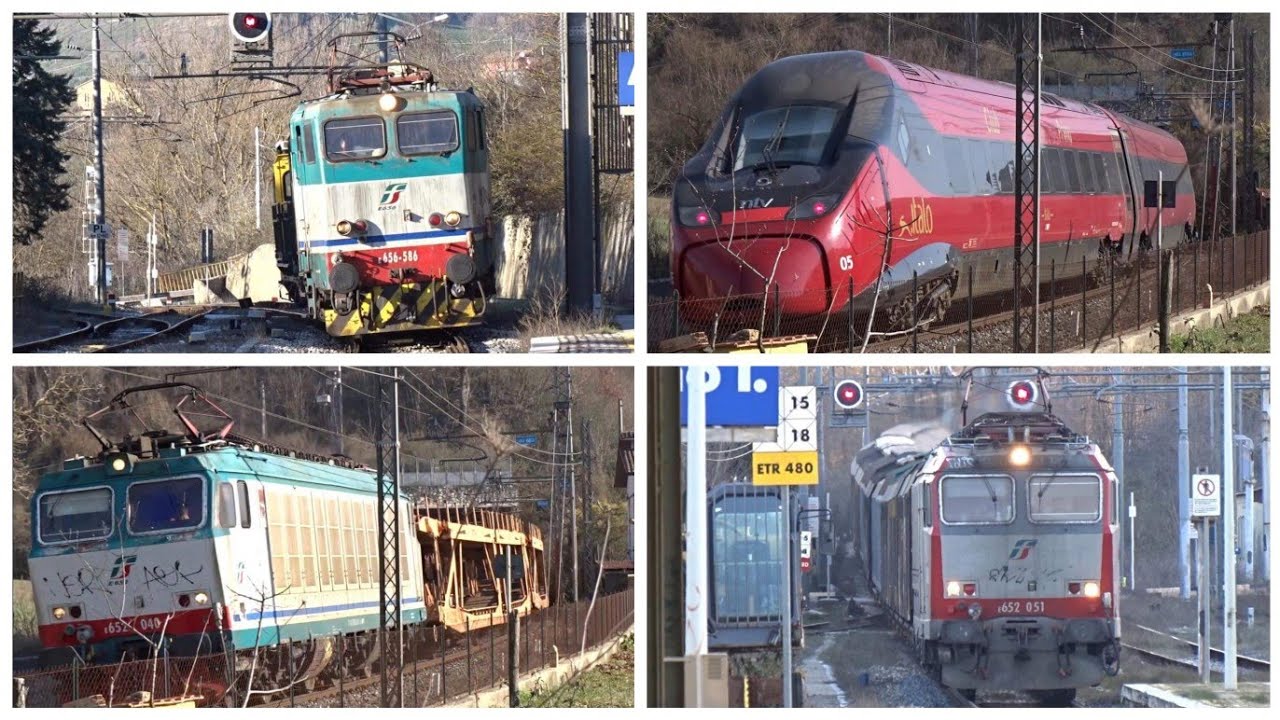 Treni in transito nella stazione di Ariano Irpino e dintorni