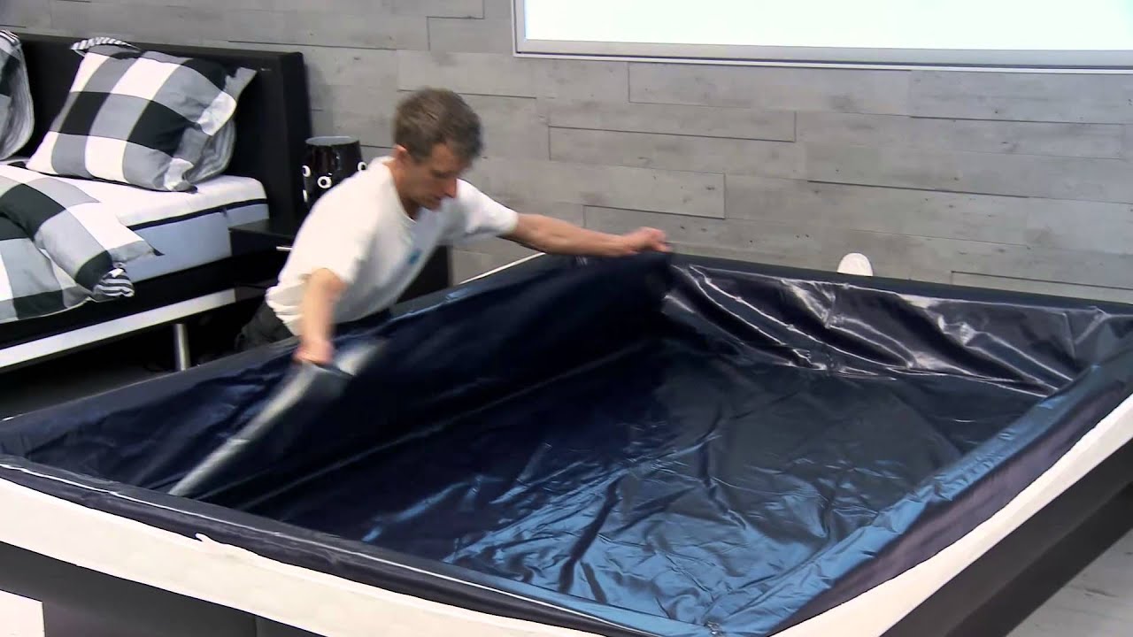 Zelf een duo of split waterbed monteren.