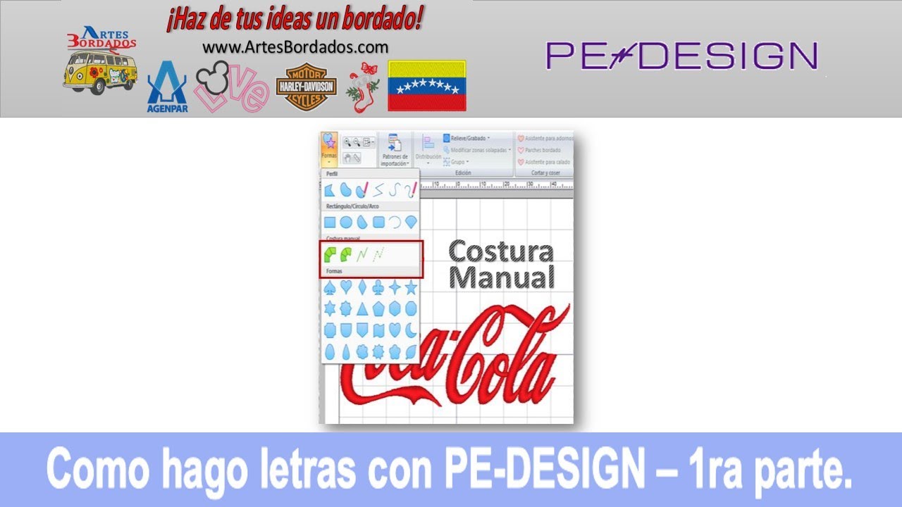 Como hago Letras con PE DESIGN 10… (1ra. Parte)