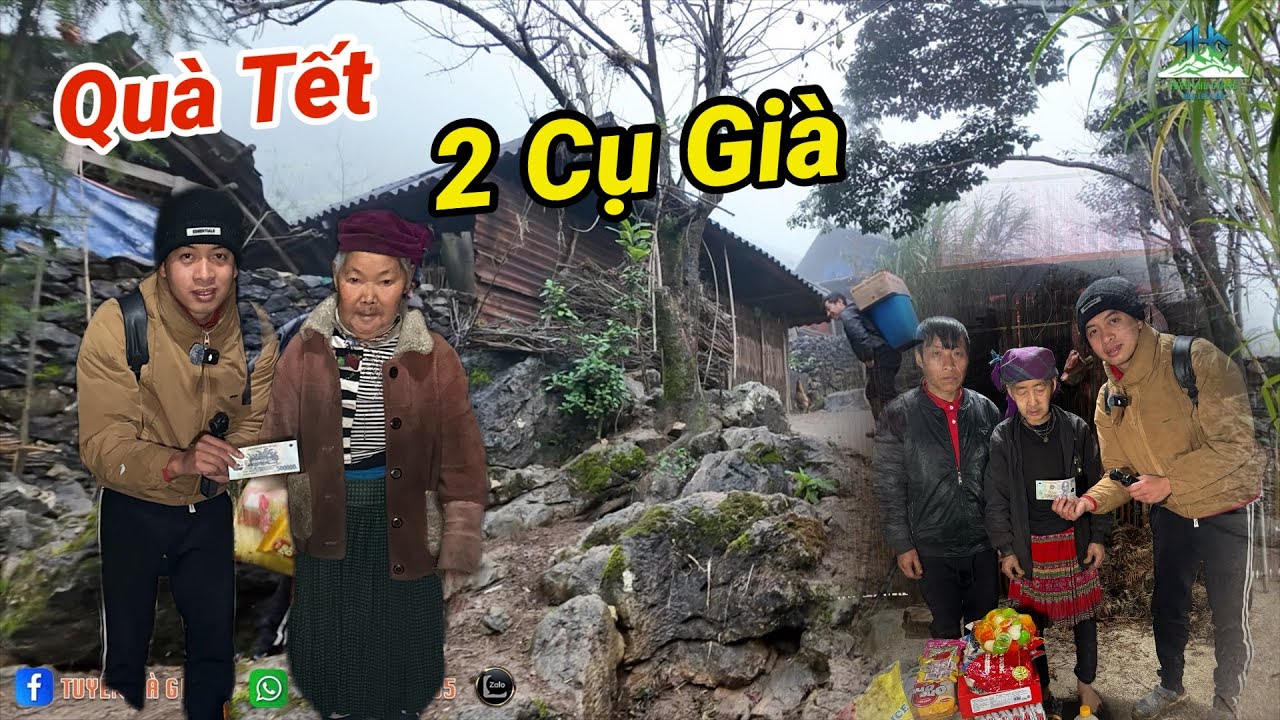 PHONG BAO LÌ XÌ CHO 2 CỤ GIÀ NEO ĐƠN CẢ NHÀ HẠNH PHÚC TRƯỚC THỀM ĐÓN TẾT - Tuyên Hà Giang