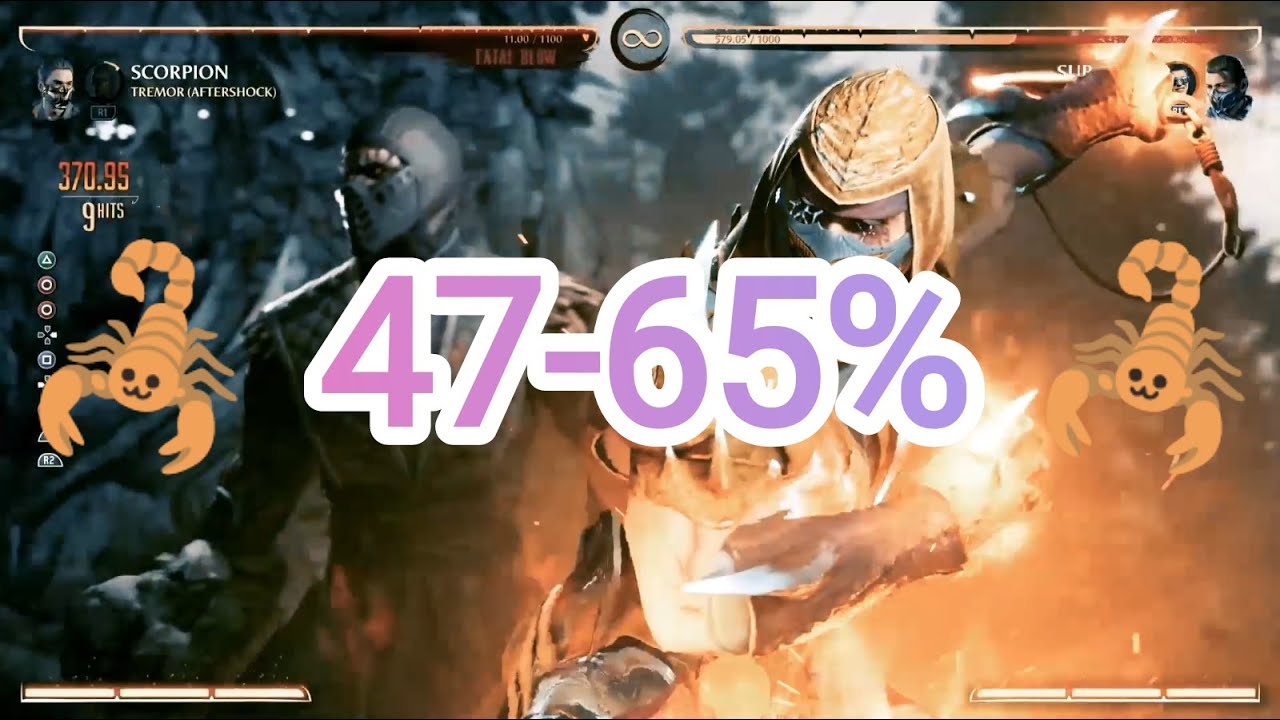 Scorpion/Tremor 47-65% Combo Compilation (HP Setup)