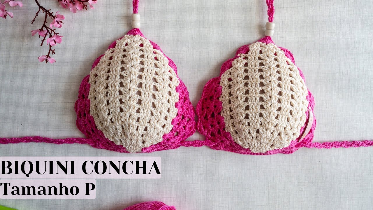Curso biquíni sereia - biquíni concha - tendência 2024 - iniciantes @Marcosjuniorcroche