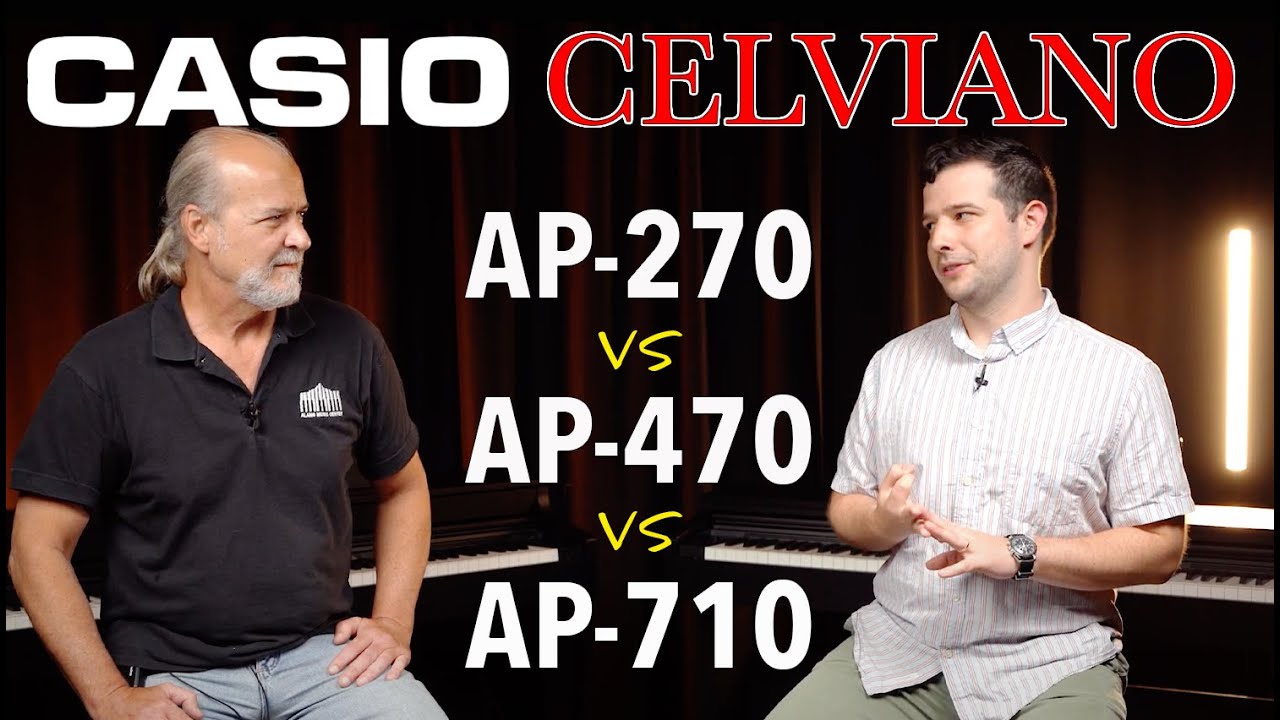 Обзор цифровых пианино Casio Celviano | AP-270, AP-470 и AP-710