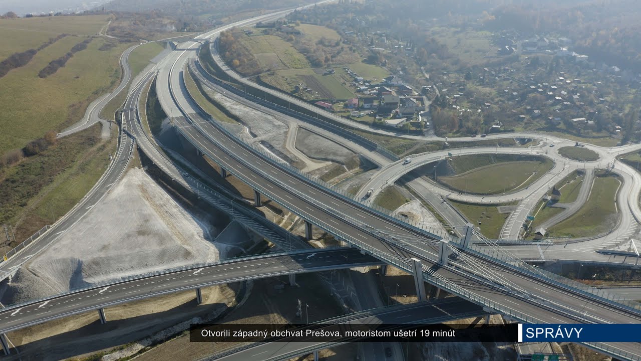 Otvorili západný obchvat Prešova, motoristom ušetrí 19 minút