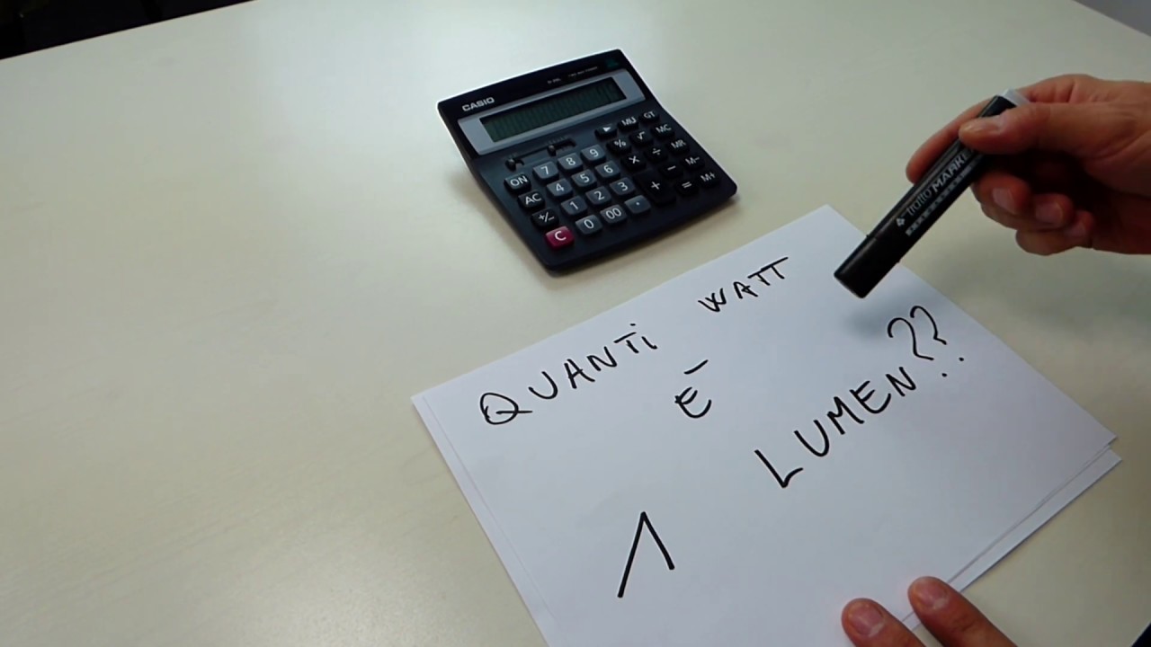 Quanti Watt è 1 Lumen LED ?