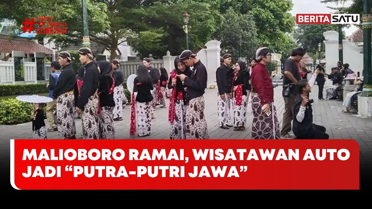 Malioboro Ramai, Wisatawan Auto Jadi “Putra-Putri Jawa” #beritasatu