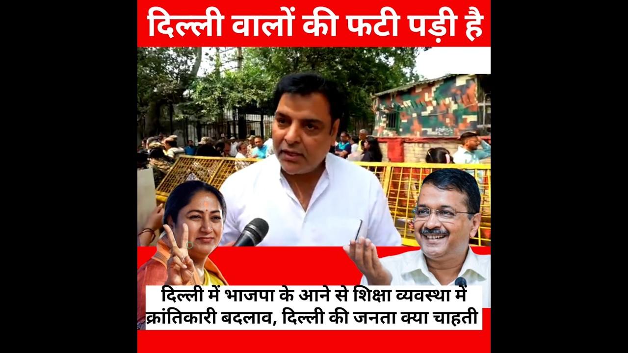 Delhi Public Opinion 2 Months BJP Government, #delhi