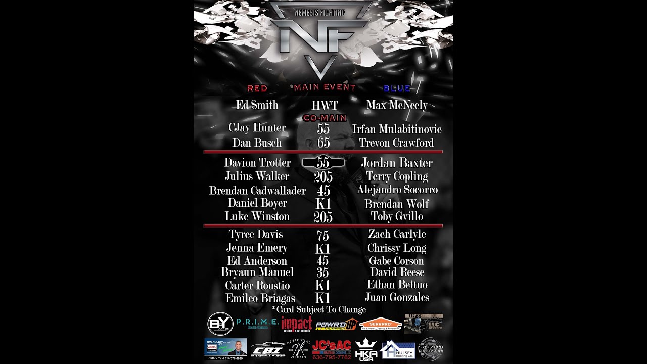 Julius Walker vs Terry Copling