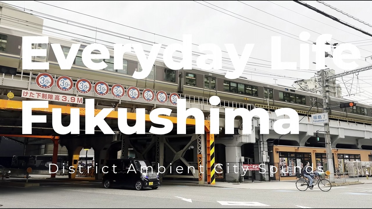 Local Osaka Walk | Ambient City Sounds in Japan (4K)
