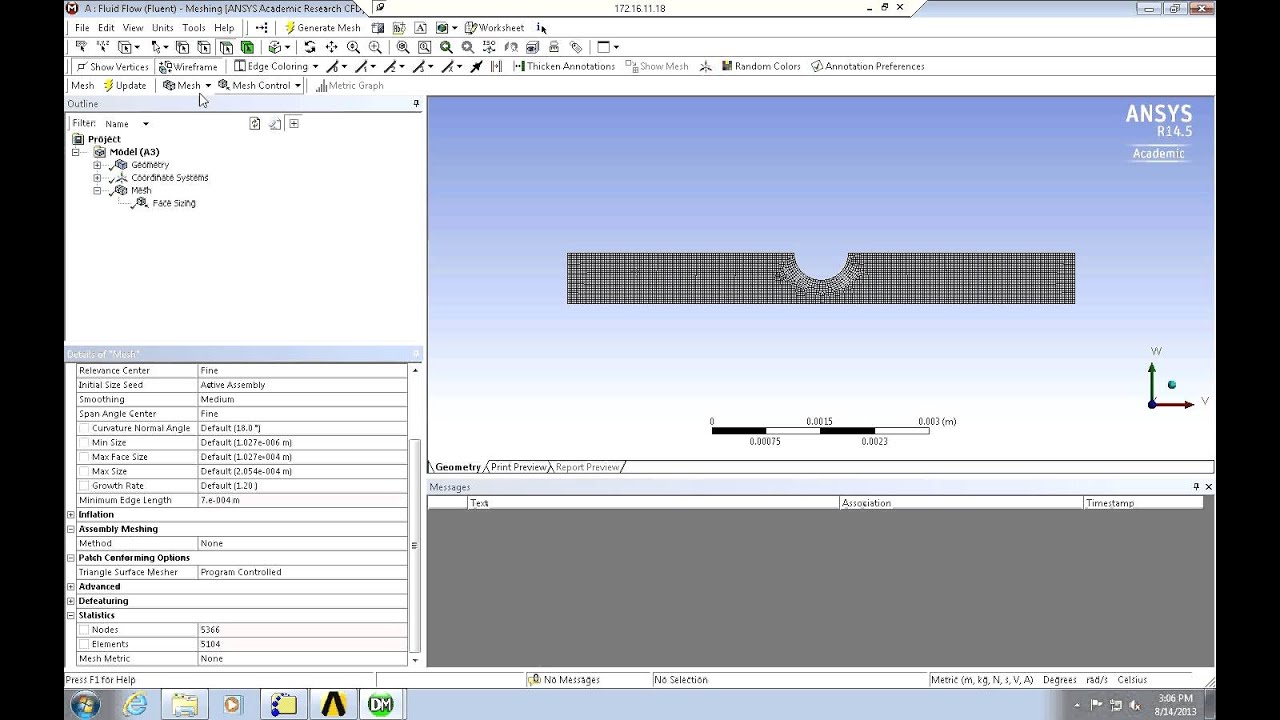 Ansys Mesher - Intro to 2D meshing