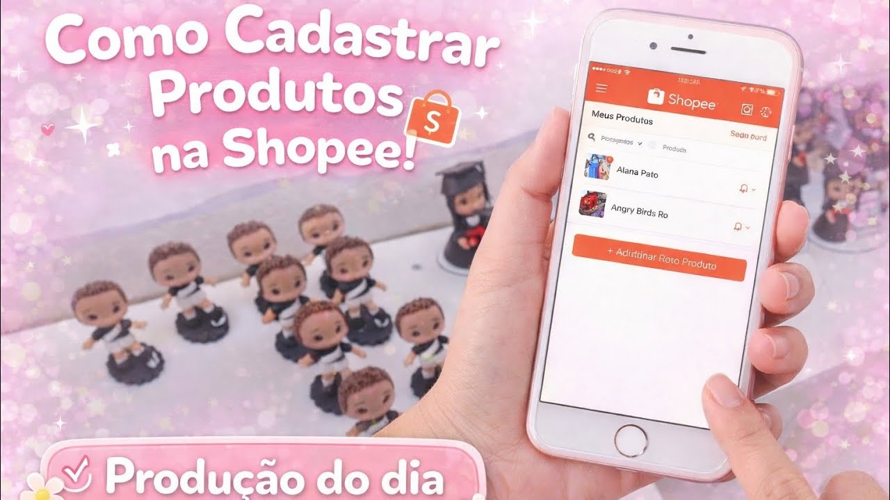 Cadastro de Produtos na Shopee para Artesãs + Produção do Dia