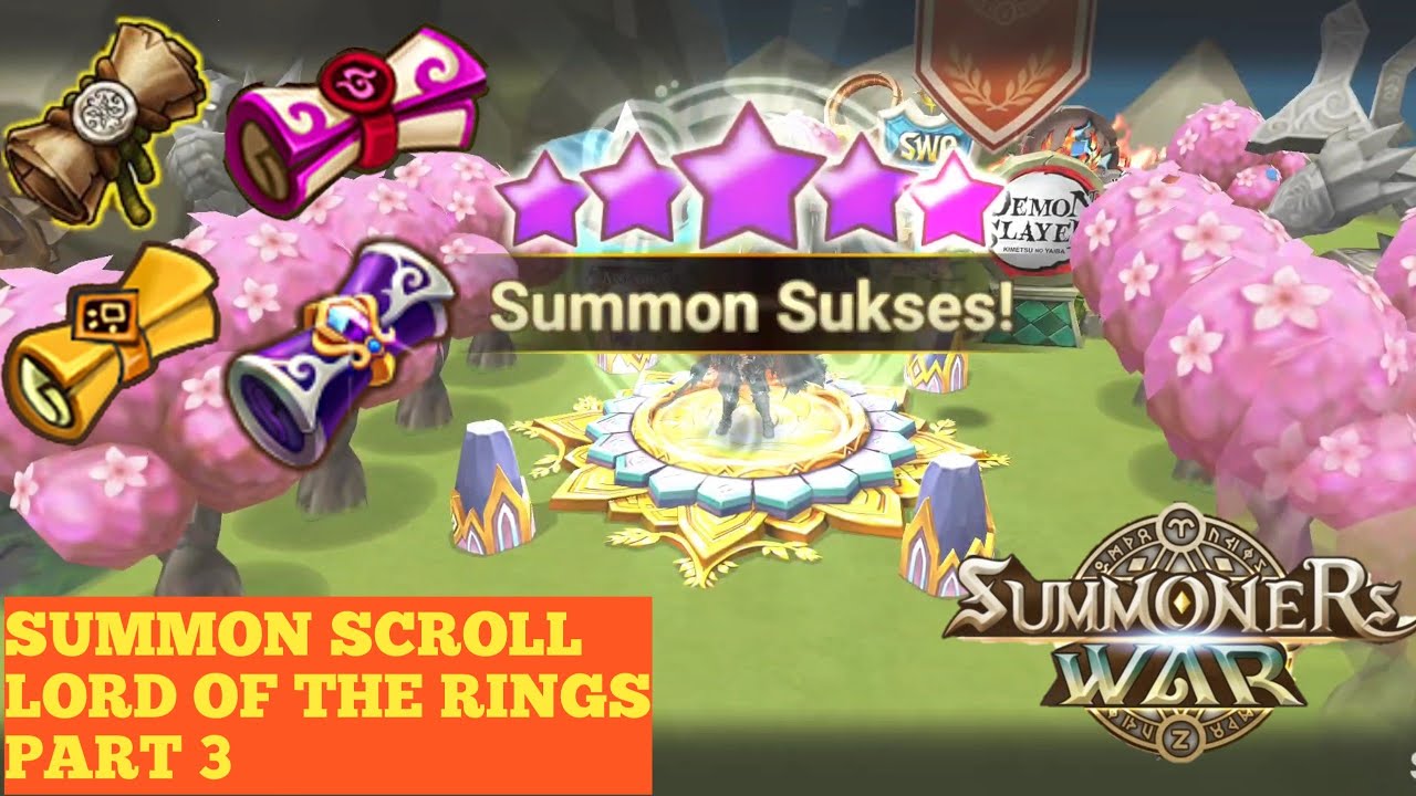 SUMMON SEDIKIT SCROLL MALAH DAPAT BANYAK NB5 - SUMMON PART 3 - SUMMONERS WAR: SKY ARENA INDONESIA
