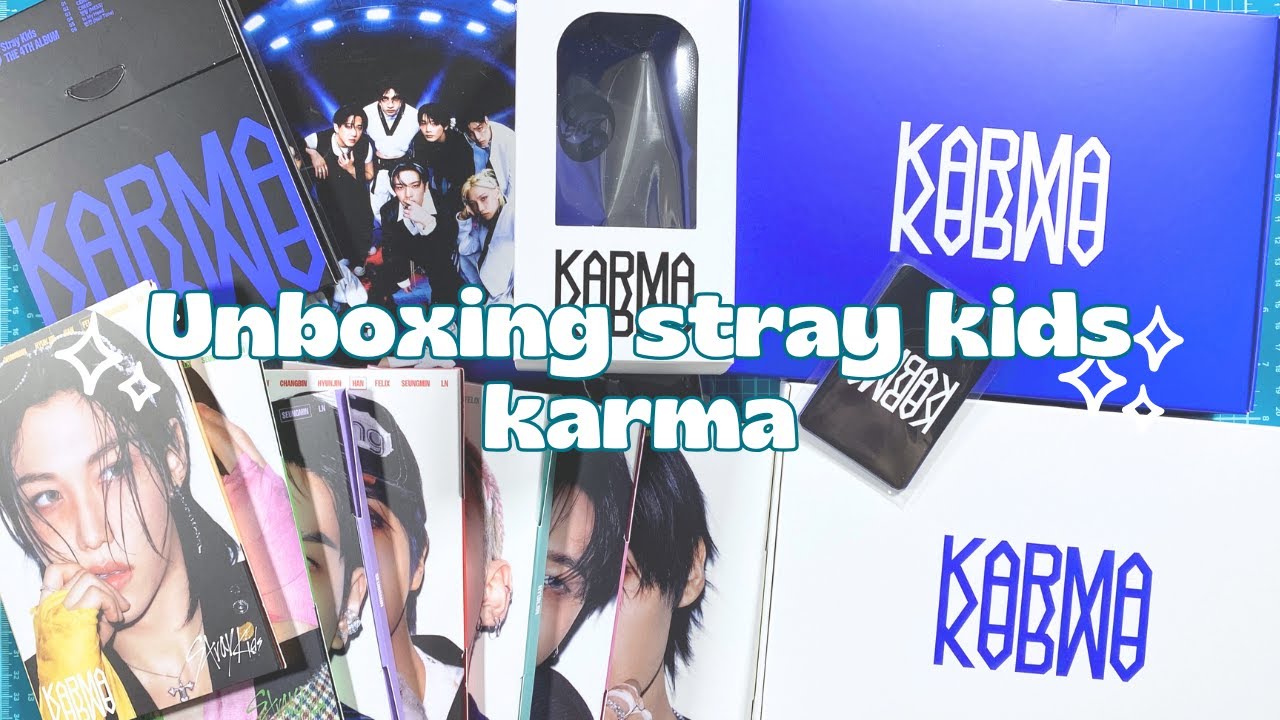 Album Unboxing ✶ stray kids karma ✶ all versions + target and pobs
