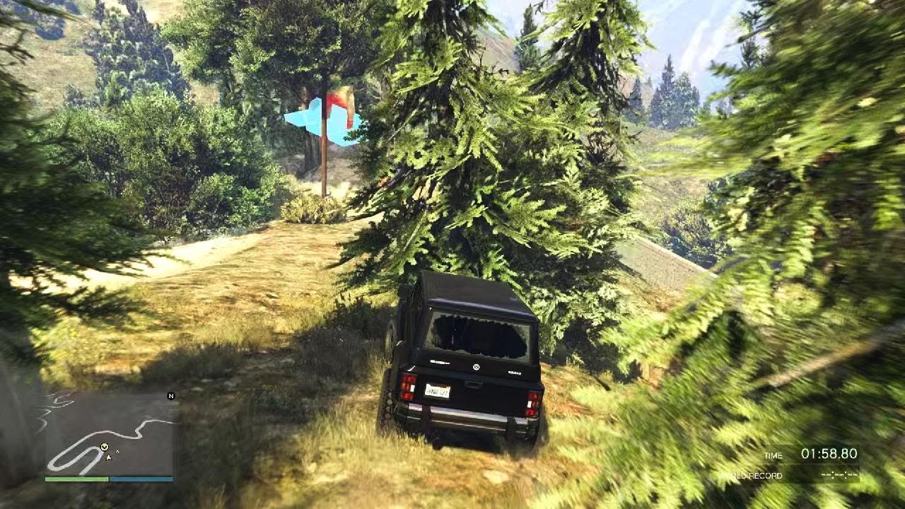 Gta5 )t( Cherry Ranger 4x4 Parkour EXTREME OFFROAD