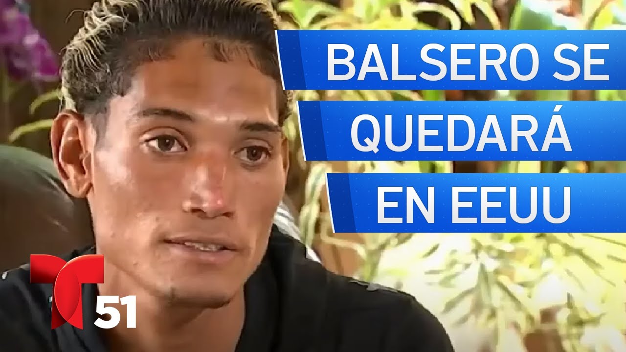 Balsero cubano se quedará en EEUU y cuenta su odisea
