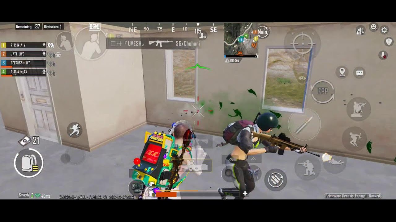 LIVE BGMI 🔥 Intense Ranked Matches | Pro Reflex & Recoil Control | Road to Conqueror