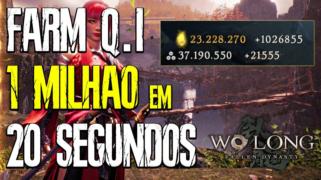 WO LONG FALLEN DYNASTY - FARM QI GENUÍNO 1 MILHÃO EM 20 SEGUNDOS (NG+++ Dragão Celestial)