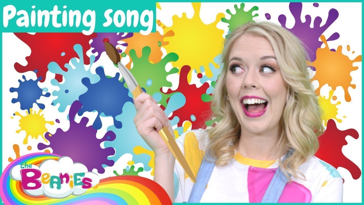 Painting Song! | Arts and Crafts | Kid's Sing and Dance Art Song