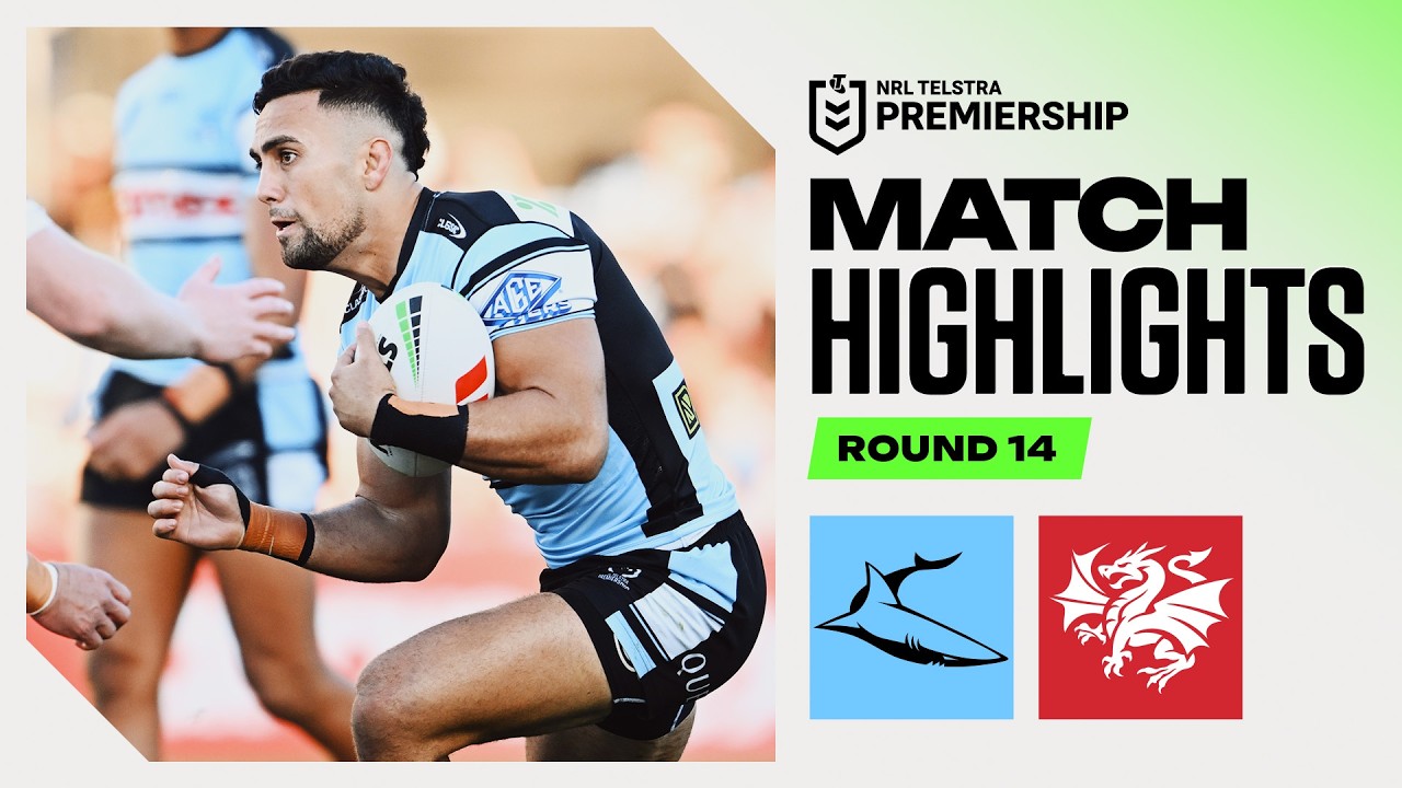 NRL 2026 | Sharks v Dragons | Match Highlights | Round 14