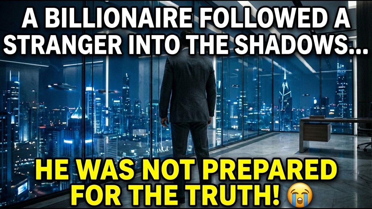 A Billionaire Followed A Stranger Into The Shadows… HE WAS NOT PREPARED FOR THE TRUTH! 😭