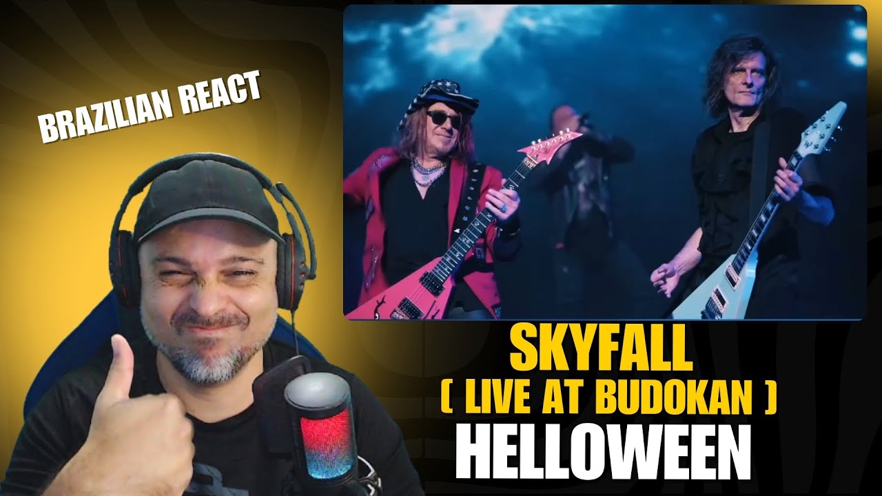 Helloween - Skyfall (Live at Budokan 2023) - Brazilian React