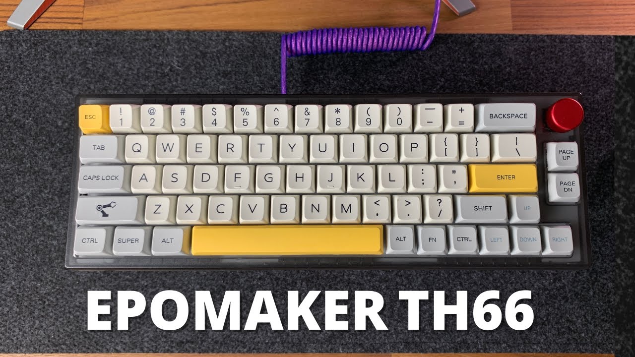 TECLADO CUSTO BENEFÍCIO DO ALIEXPRESS - EPOMAKER TH66 UNBOXING E REVIEW