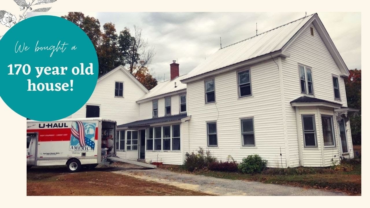 We bought a 170 year old house in rural Maine! (House Tour)