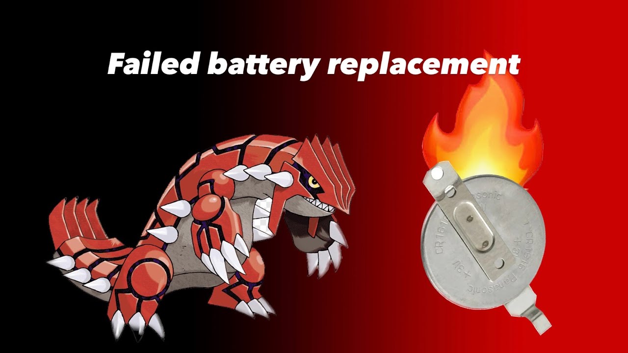 Pokémon Ruby Botched Battery Replacement Repair