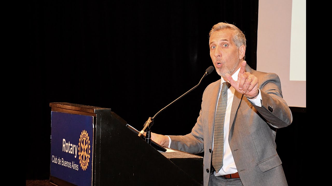 Diego Luciani en el Rotary Club de Buenos Aires
