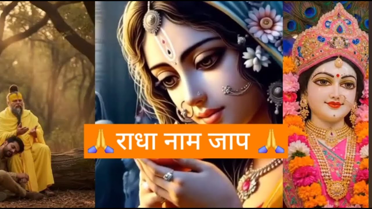 राधा नाम जाप  l radha naam jaap l 1008 अखण्ड राधा नाम l राधा नाम धुन  l