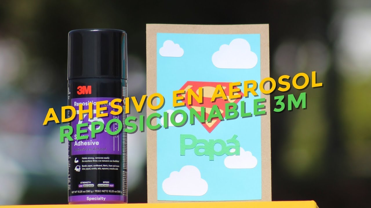 Spray Adhesivo Reposicionable 3M para manualidades