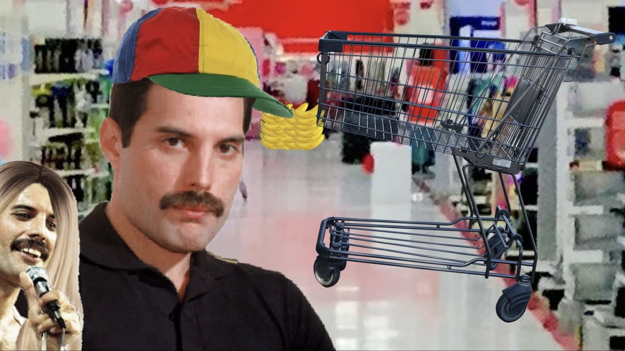 Freddie Mercury goes to the store