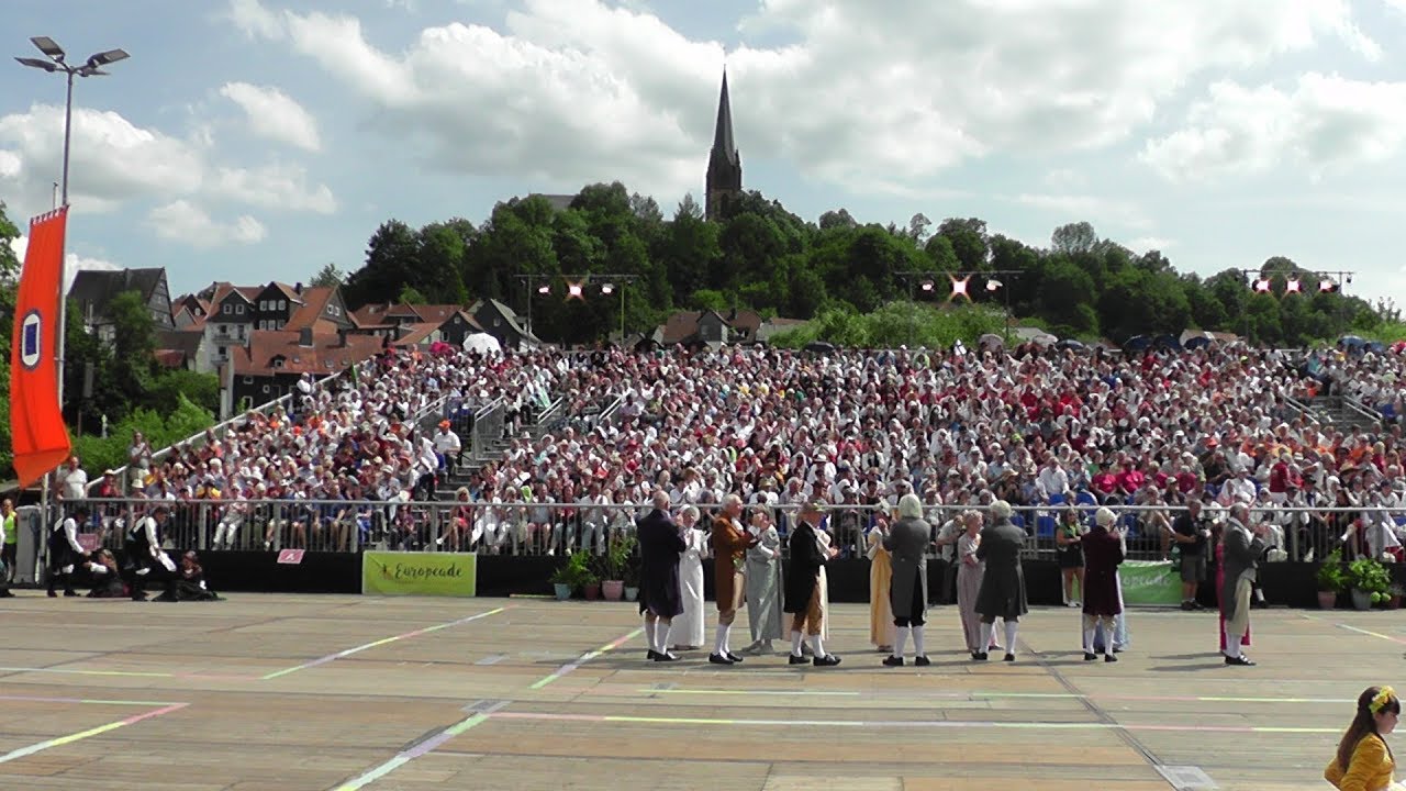 Europeade 2019   Fahnenübergabe an Klaipeda