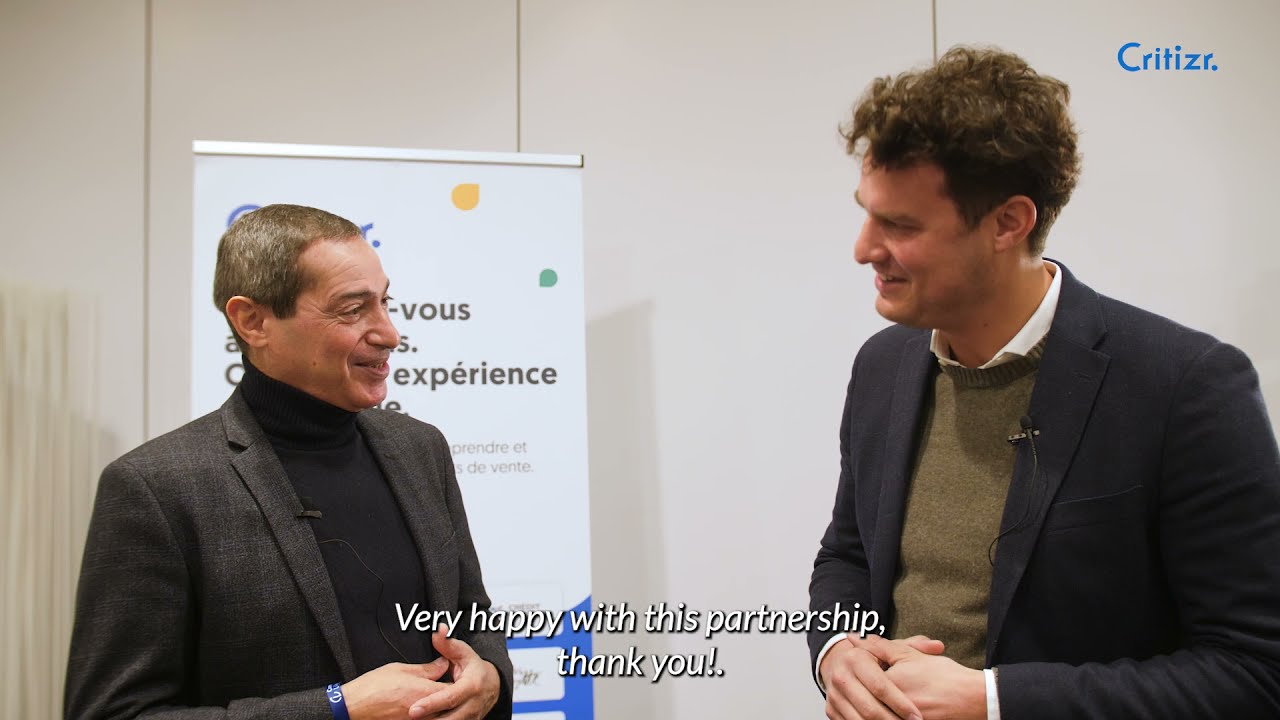 Critizr & Monoprix Announce Conversational Commerce Partnership. Nicolas Hammer and Jean-Paul Mochet
