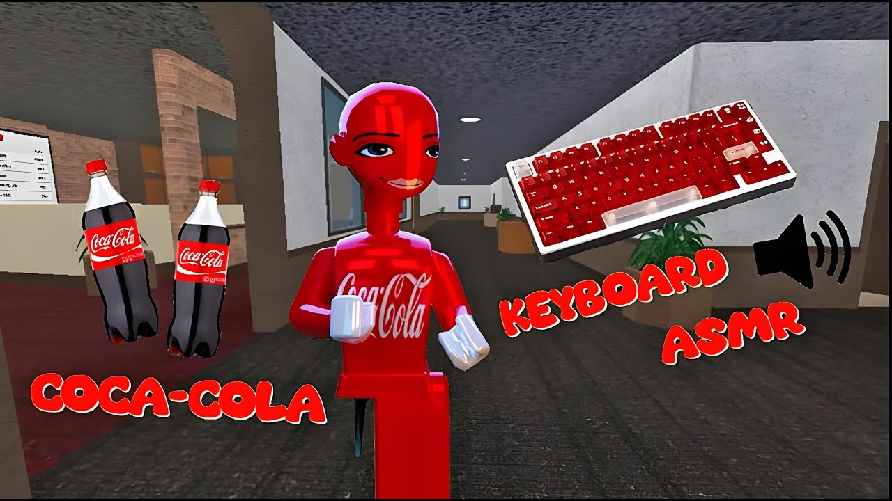 PLAYING MM2 AS COCA-COLA *Keyboard ASMR*