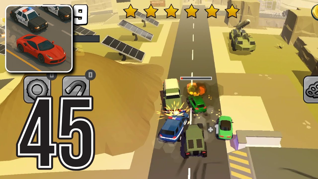 Reckless Getaway 2: Car Chase - Small Hatchback - Gameplay Walkthrough Part 45