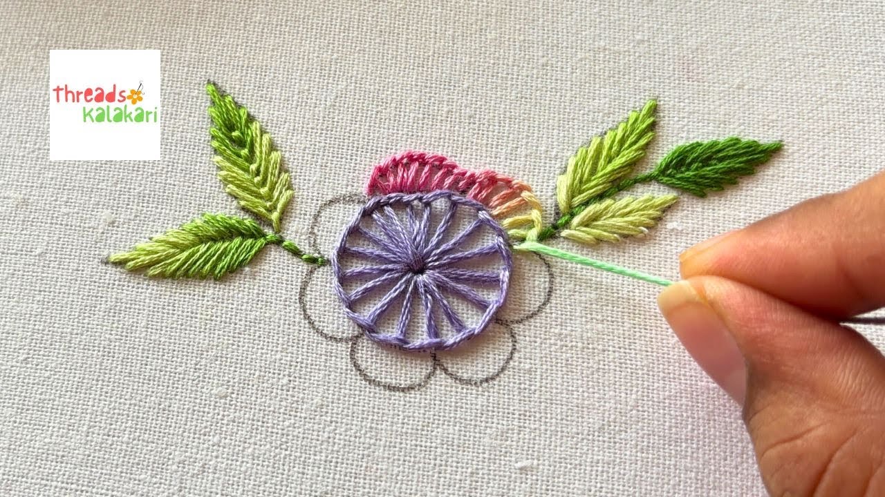 Easy New Flower Embroidery Stitches for Beginners | Hand Embroidery Designs Revealed