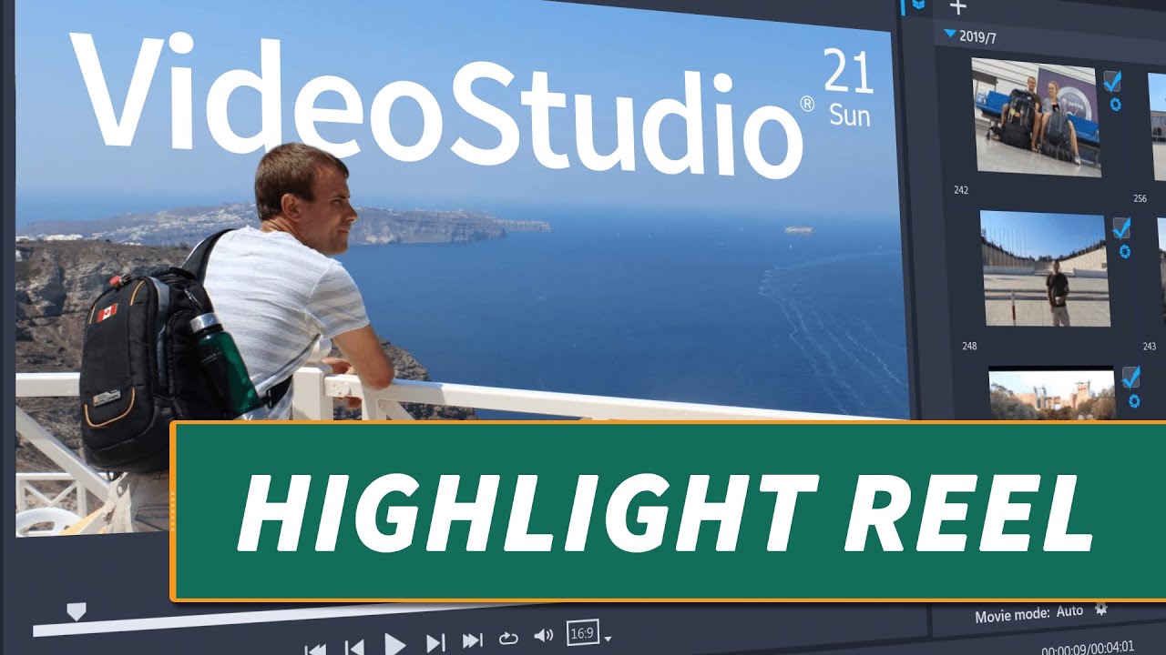VideoStudio Highlight Reel