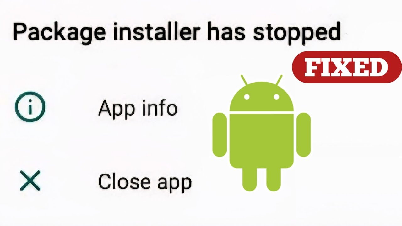 Программа установки пакетов остановлена ​​— исправление для телефонов Android 📱