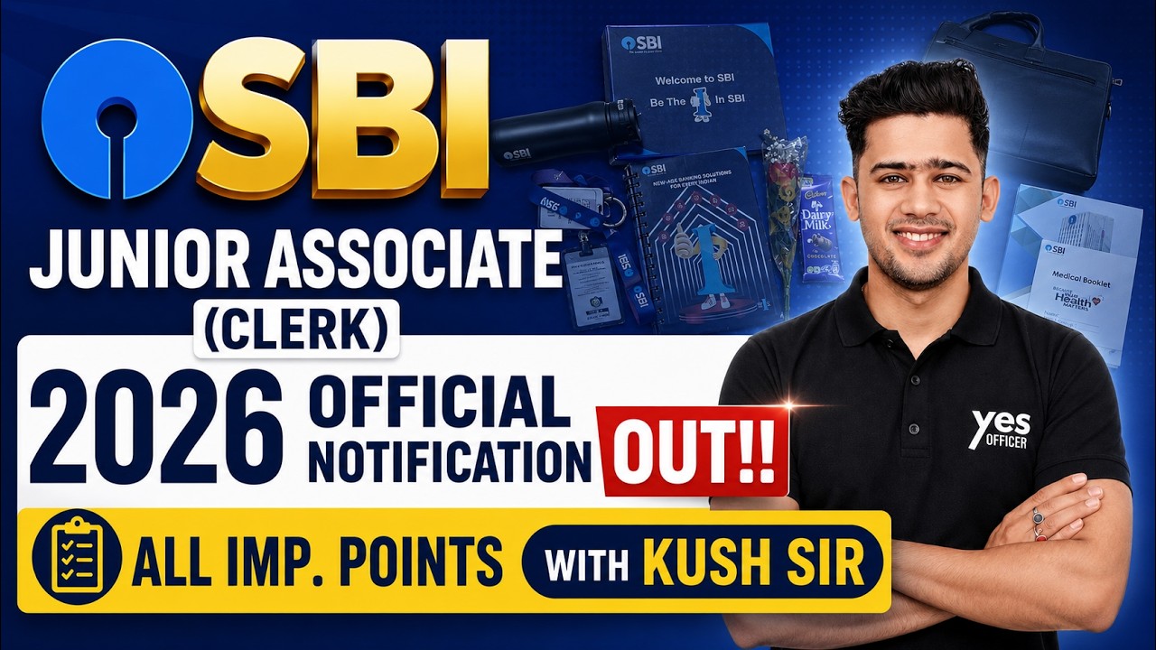 SBI Clerk Notification OUT!!!!