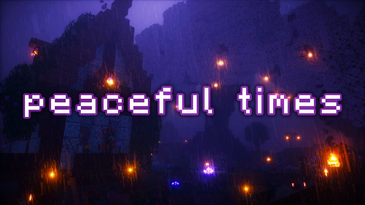 you can sleep now... (minecraft music w/ rain sounds)